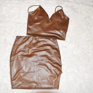 leather two peice set